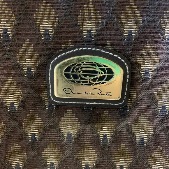 Oscar De La Renta Carry-On Suitcase - Brown - Picture 2 of 7